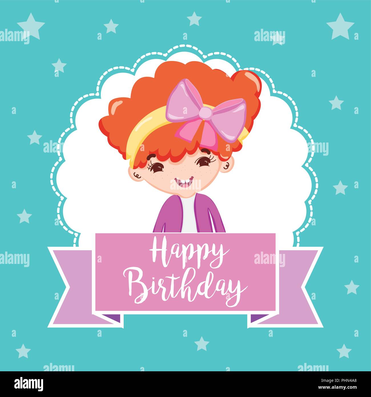 Happy Birthday Girl Stock Illustrations – 95,993 Happy Birthday Girl Stock  Illustrations, Vectors & Clipart - Dreamstime