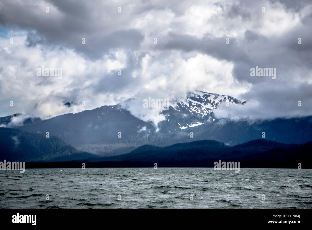 mountain range scenes in june around juneau alaska Stock Photo Alamy
