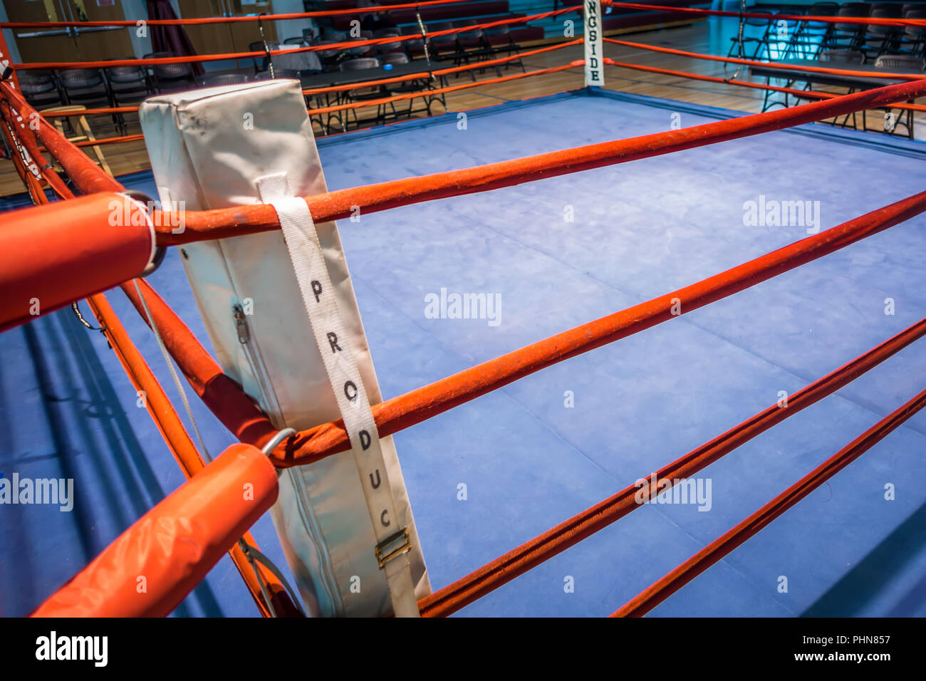 Gym Boxing Ring Fire