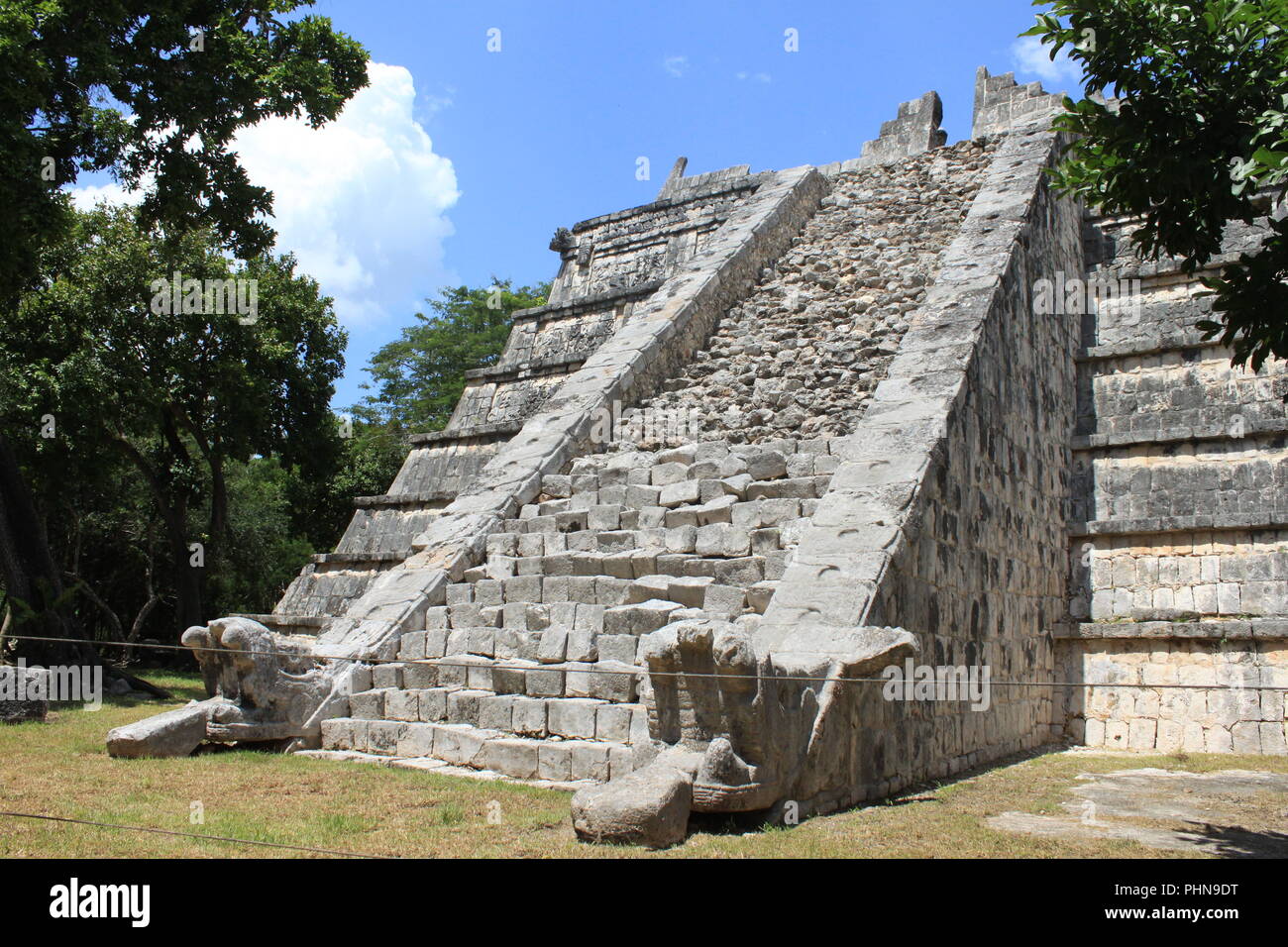 archaeological pyramid Stock Photo