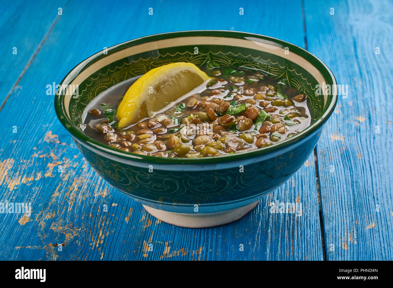 Indian lentils cooked with spinach Stock Photo Alamy