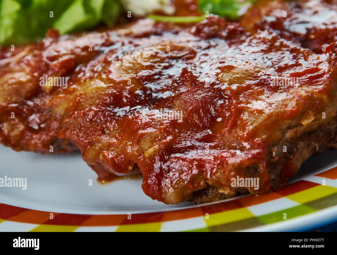 Slow Cooker Baby Back Ribs Stock Photo - Alamy