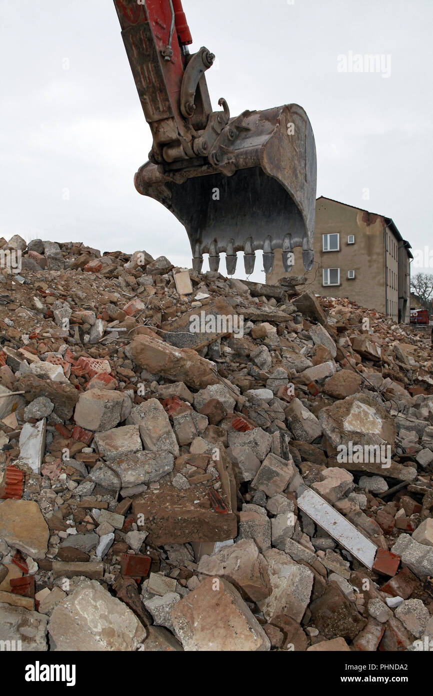building demolition Stock Photo
