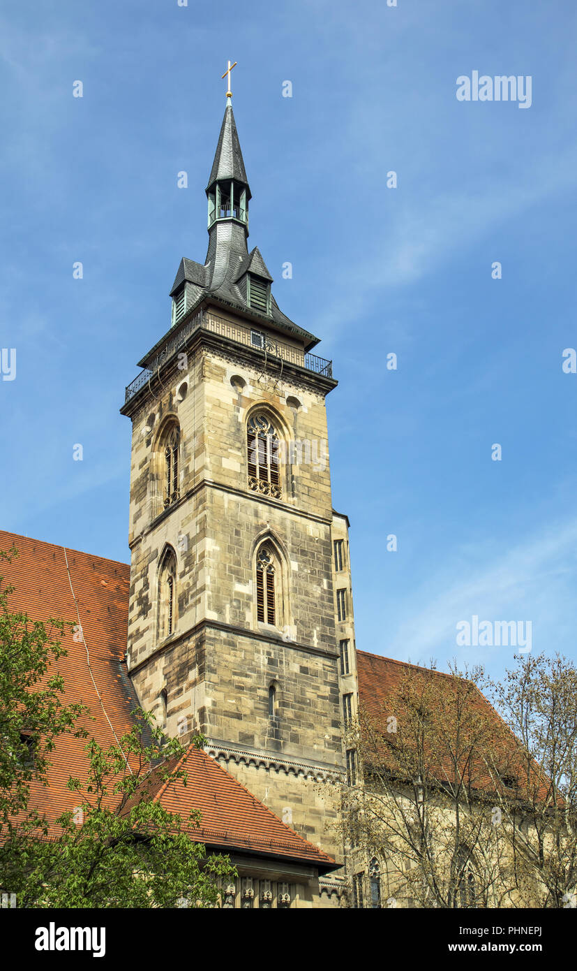 Collegiate Church  Stuttgart Stock Photo