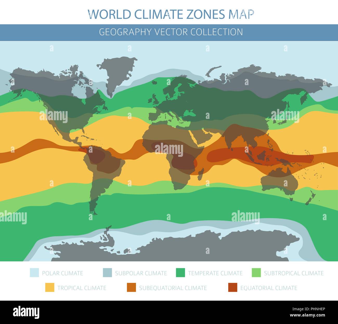Main Climate Zones Printable Activity Pack World Geography Map 