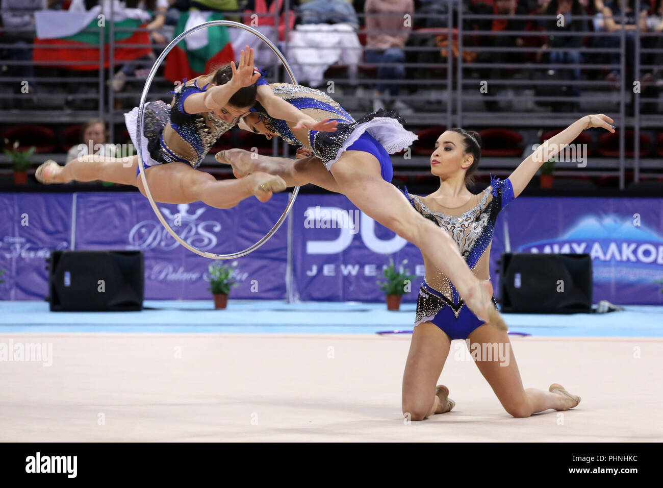 Team Italy Rhythmic Gymnastics Stock Photo Alamy