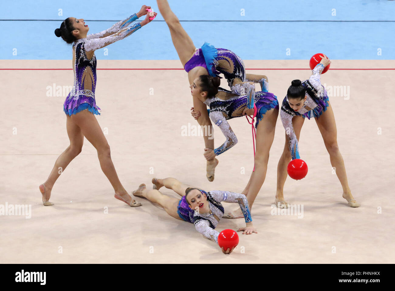 Team Israel Rhythmic Gymnastics Stock Photo Alamy