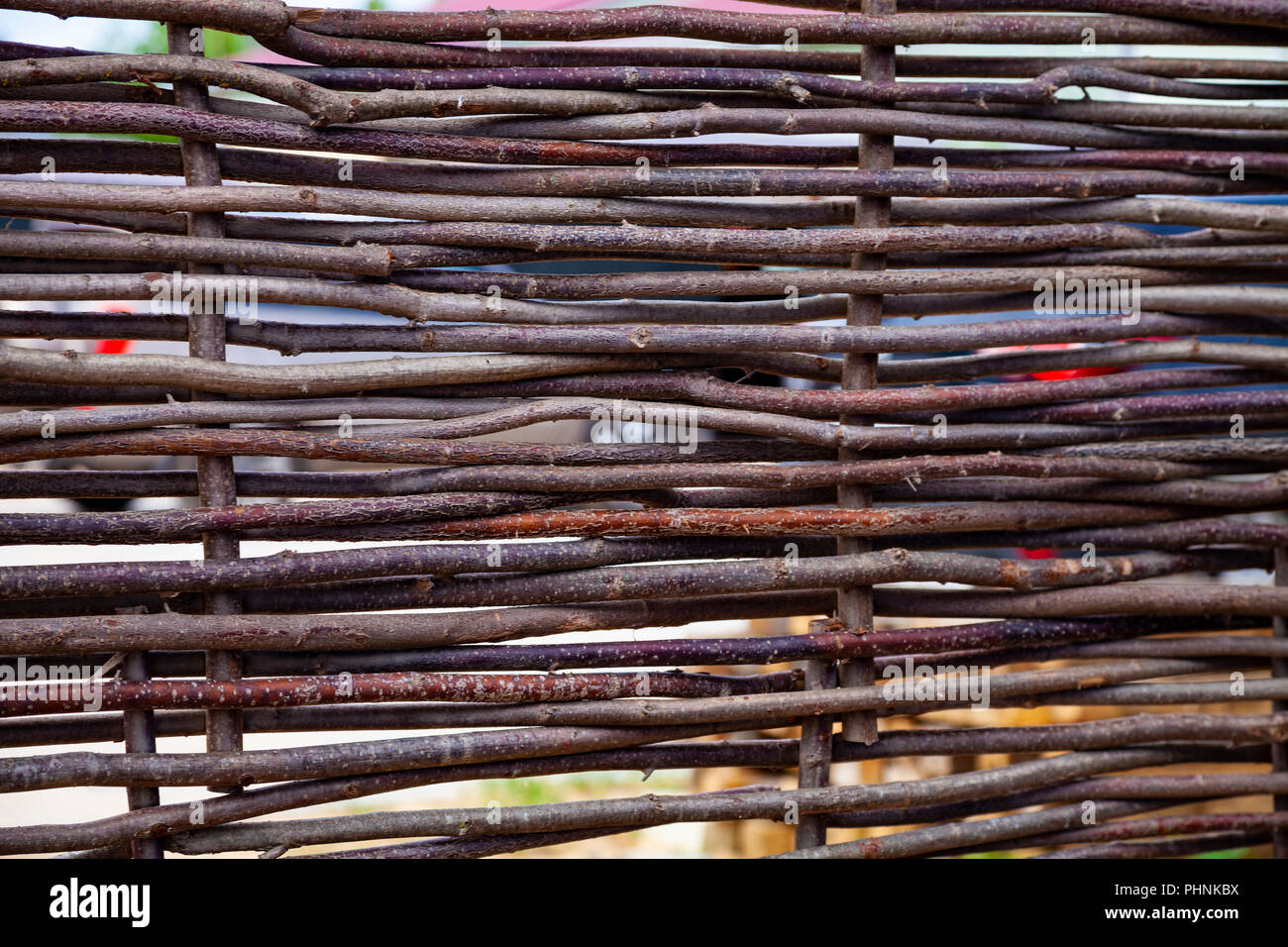 Wooden fence close-up. Wooden background Stock Photo - Alamy
