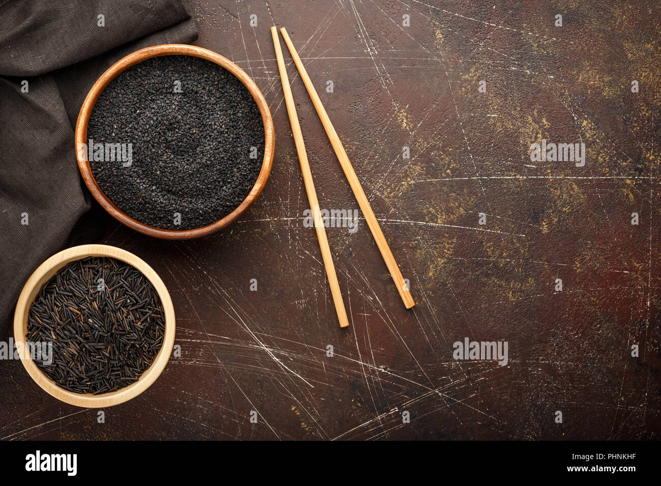 Black sesame seed Stock Photo - Alamy