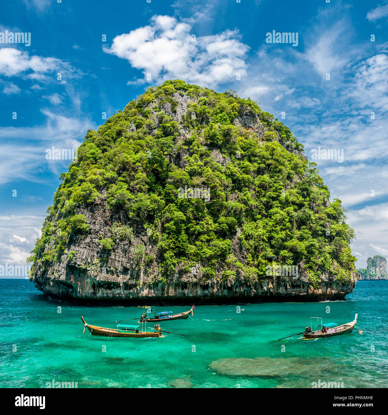Beautiful uninhabited island in Thailand Stock Photo Alamy