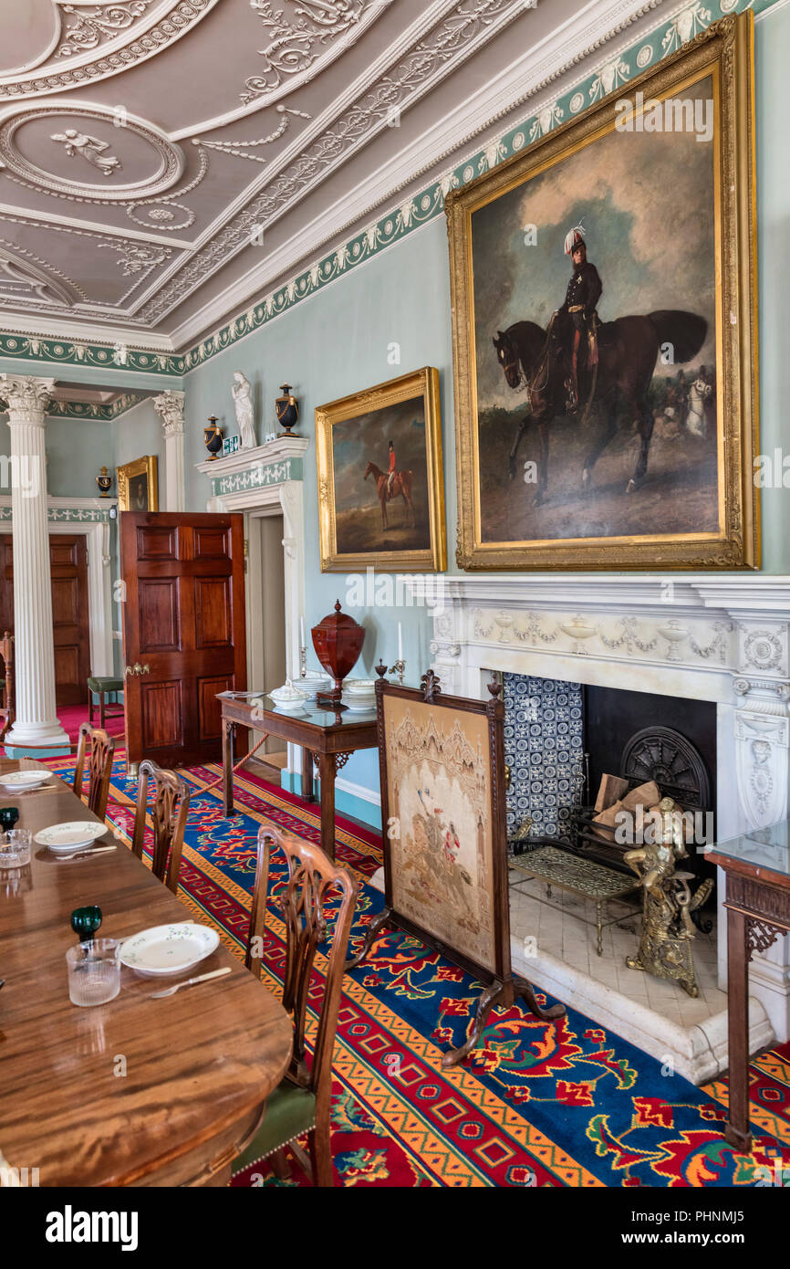 Culzean castle interior, Ayrshire, Scotland, UK Stock Photo