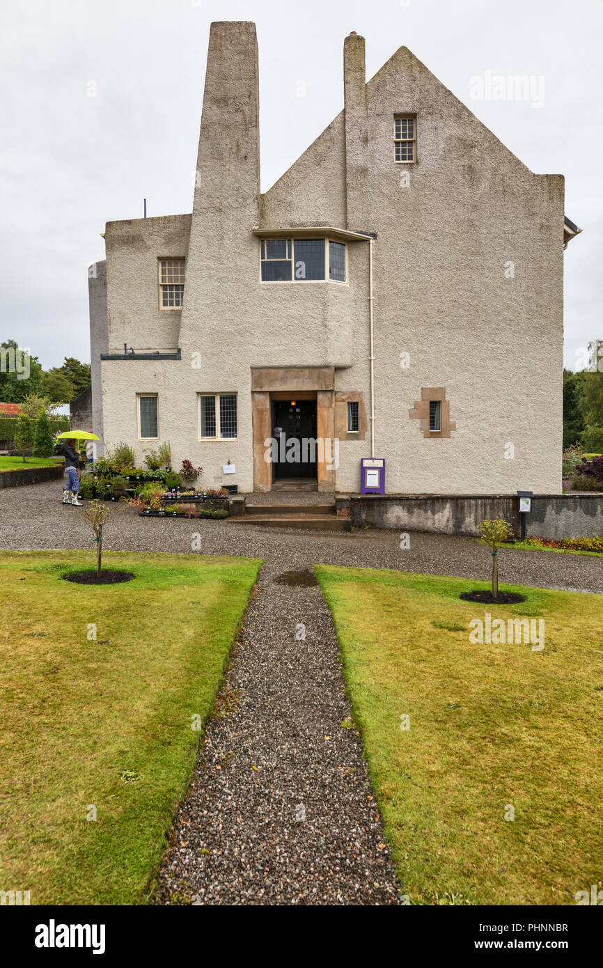 Hill house (1904), Helensburgh, Dunbartonshire, Scotland, UK Stock