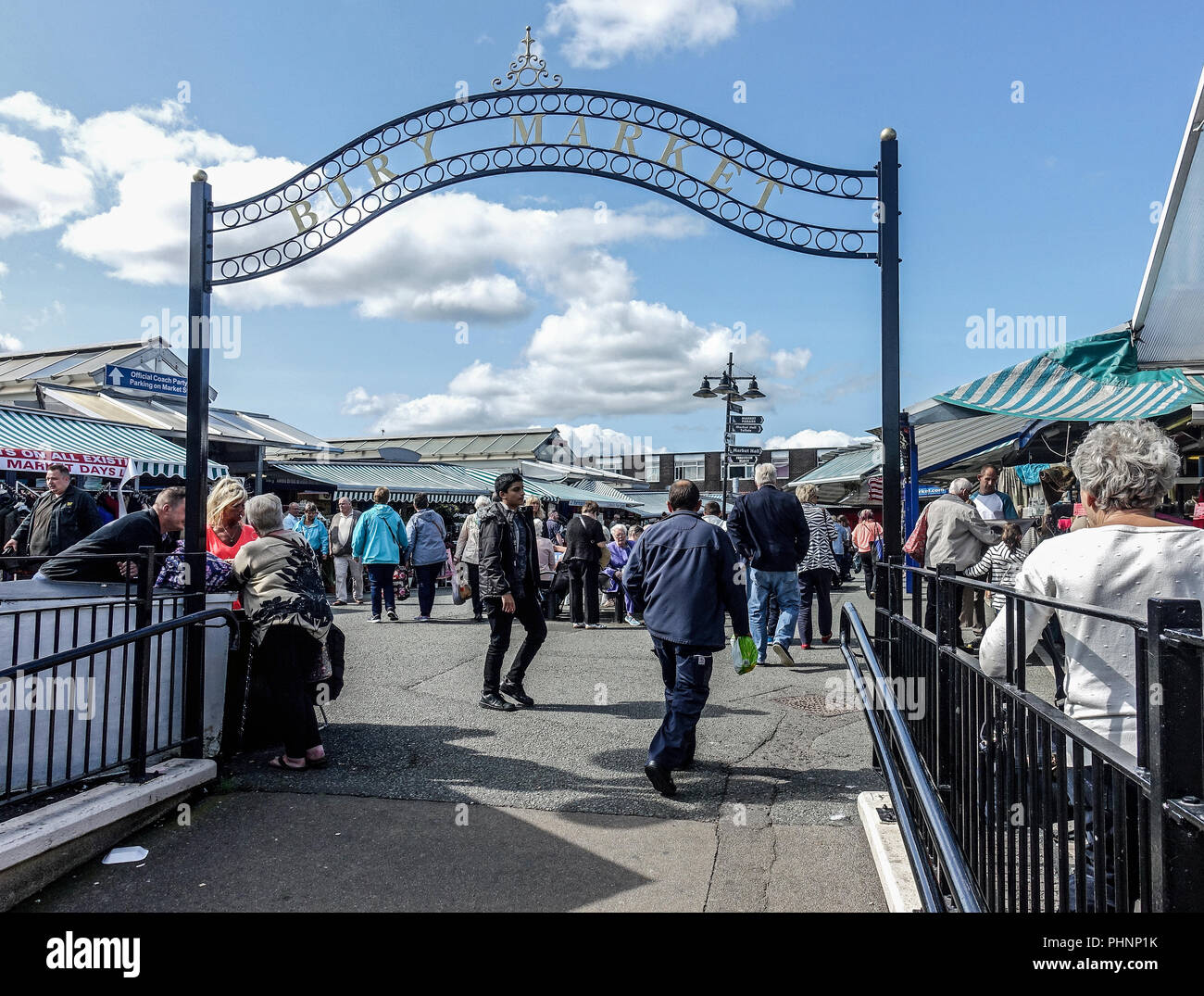 Bury market entrance archway hires stock photography and images Alamy