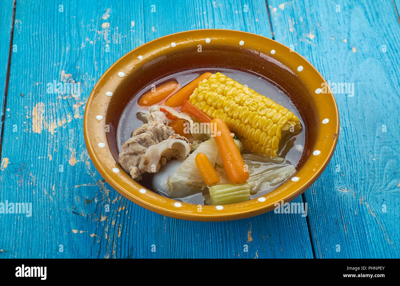 Mexican Beef Soup Stock Photo - Alamy