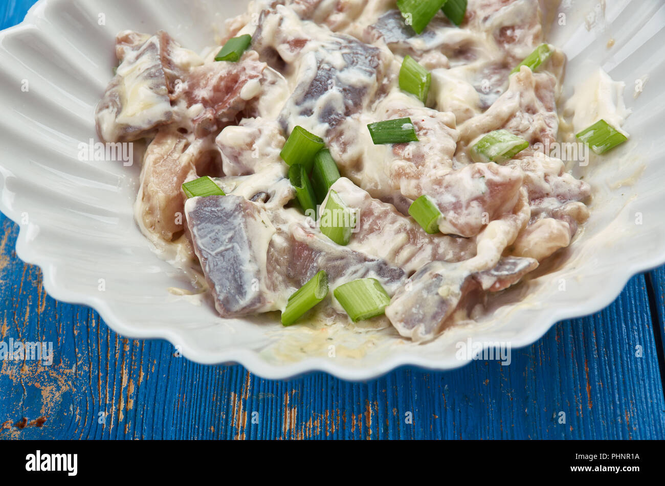 Polish Herring in Sour Cream Stock Photo Alamy