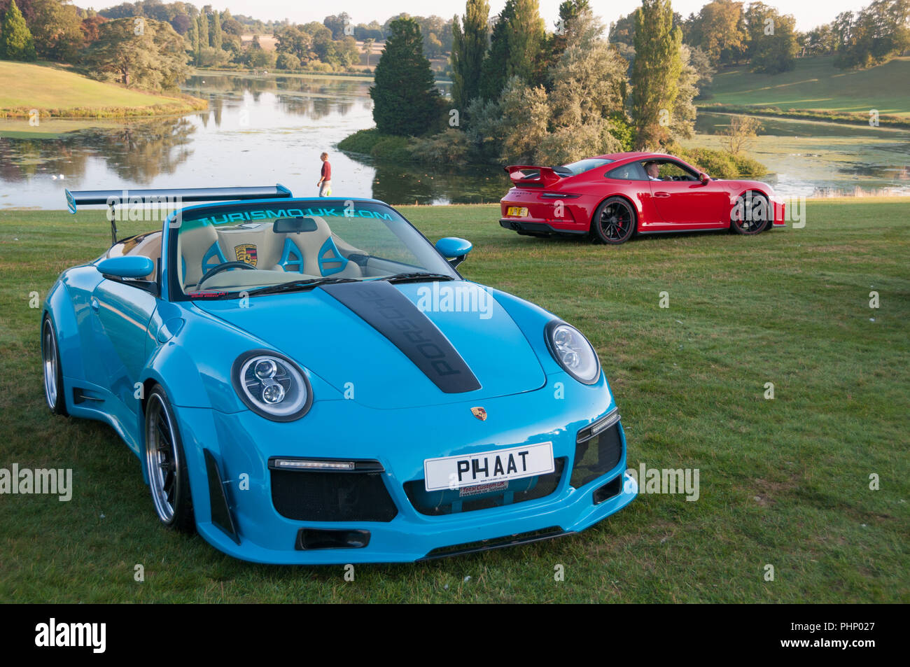 Woodstock, Oxfordshire, UK. 02nd Sep, 2018. Over 400 Porsches arrive at Blenheim Palace. Salon Prive Concours, Blenheim Palace Classic and Supercar event, Woodstock, Oxfordshire, 2nd Sep 2018 Credit: Stanislav Halcin/Alamy Live News Stock Photo
