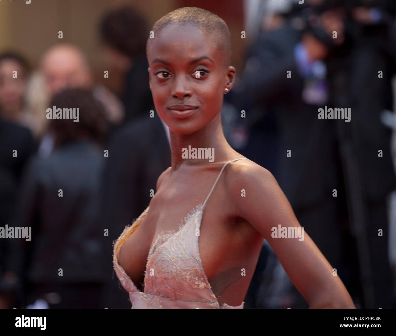 Venice, Italy. 01st Sep, 2018. Madisin Rian at the premiere gala screening of the film Suspiria at the 75th Venice Film Festival, Sala Grande on Saturday 1st September 2018, Venice Lido, Italy. Credit: Doreen Kennedy/Alamy Live News Stock Photo