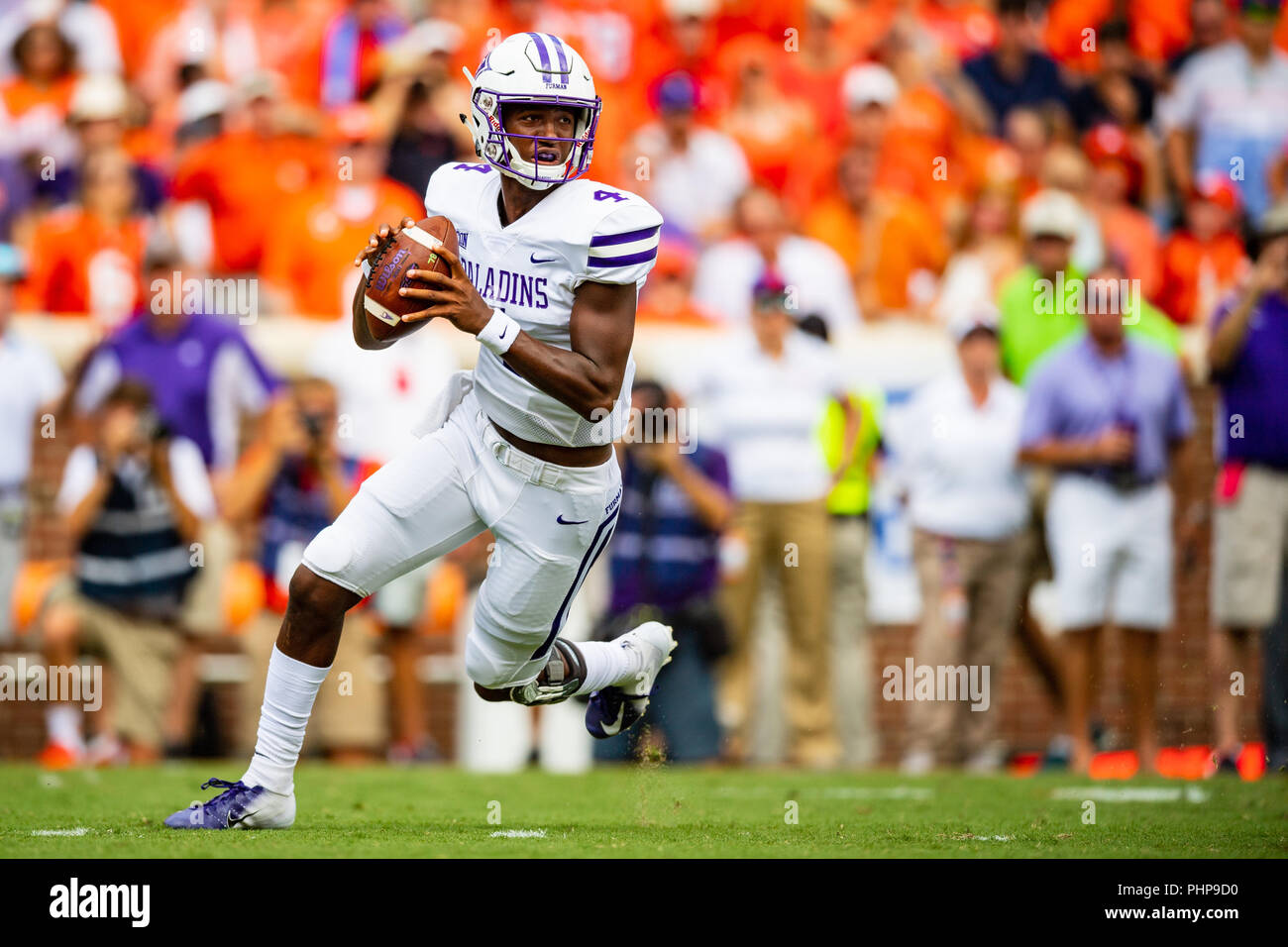 Furman Paladins Quarterback Darren Grainger 4 During The