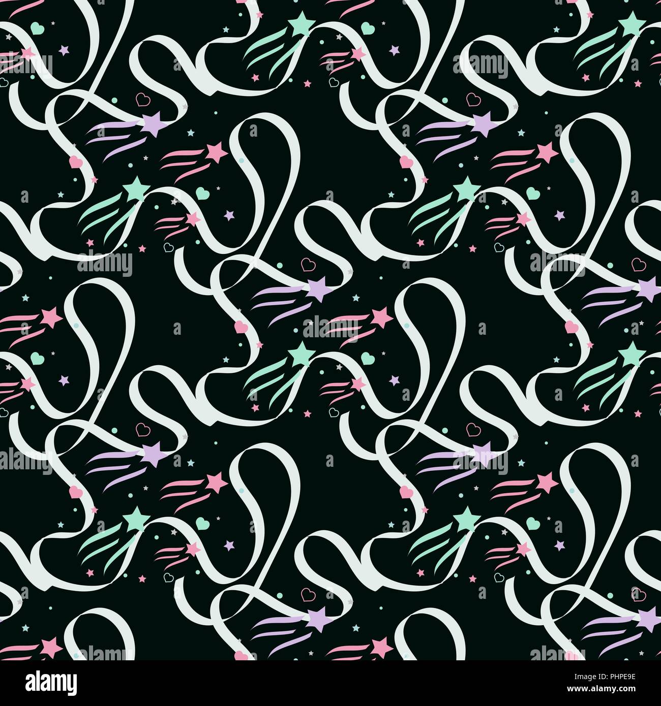 Sharp Stars Pattern Seamless abstract pattern with pink and blue sharp stars on white ...
