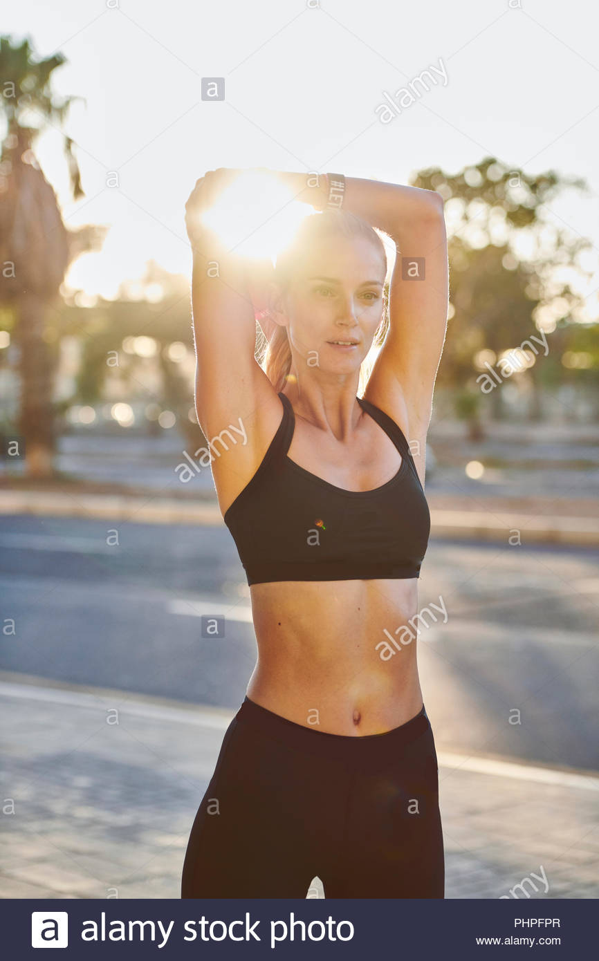 stretching bra