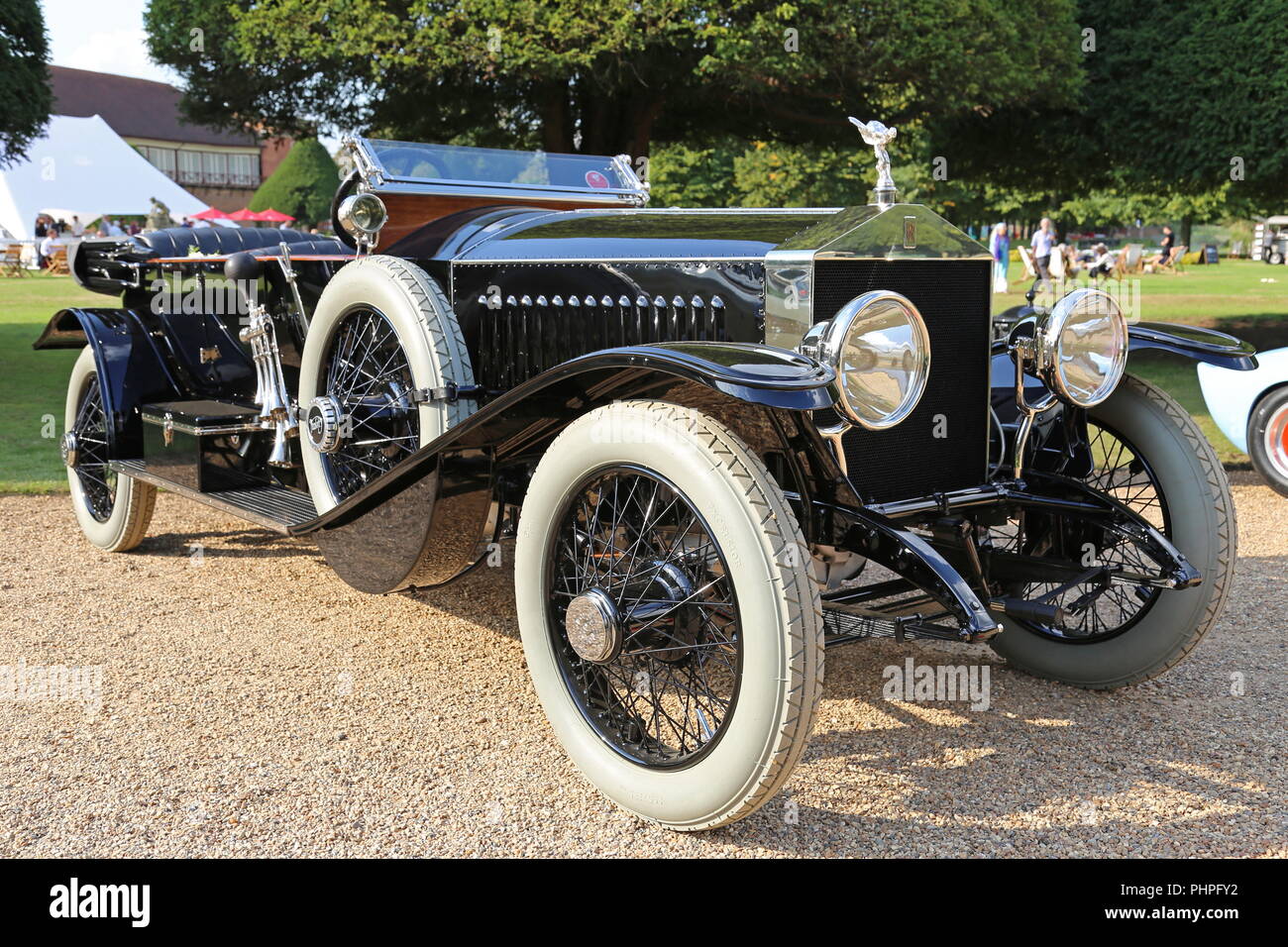 Rolls-Royce Silver Ghost Torpedo Phaeton (1914), Concours of Elegance 2018  (Preview Day), 31 August 2018. Hampton Court Palace, London, UK, Europe  Stock Photo - Alamy