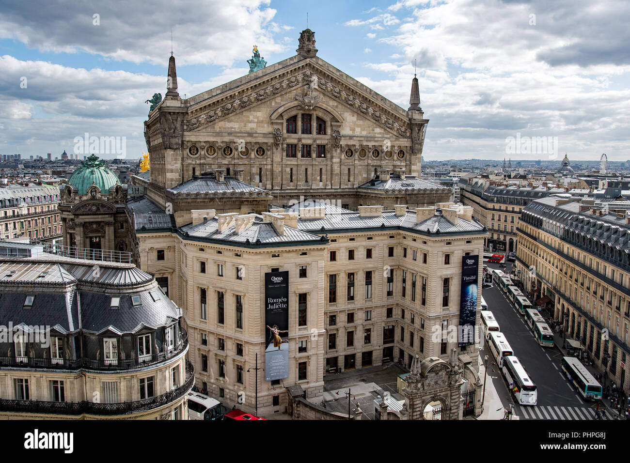 View of Paris Opera House Stock Photo
