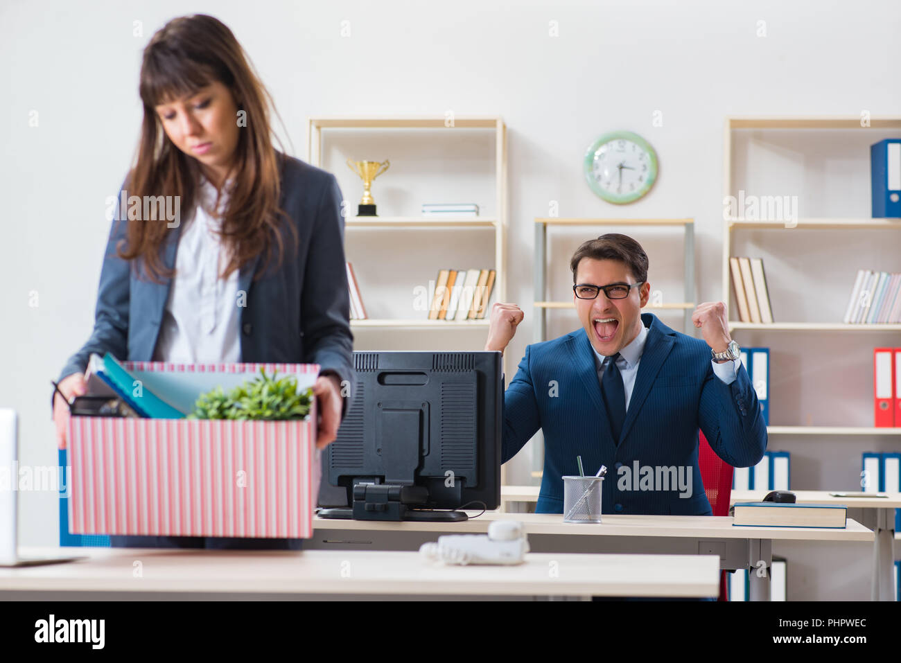 Person Being Fired From His Work Stock Photo Alamy