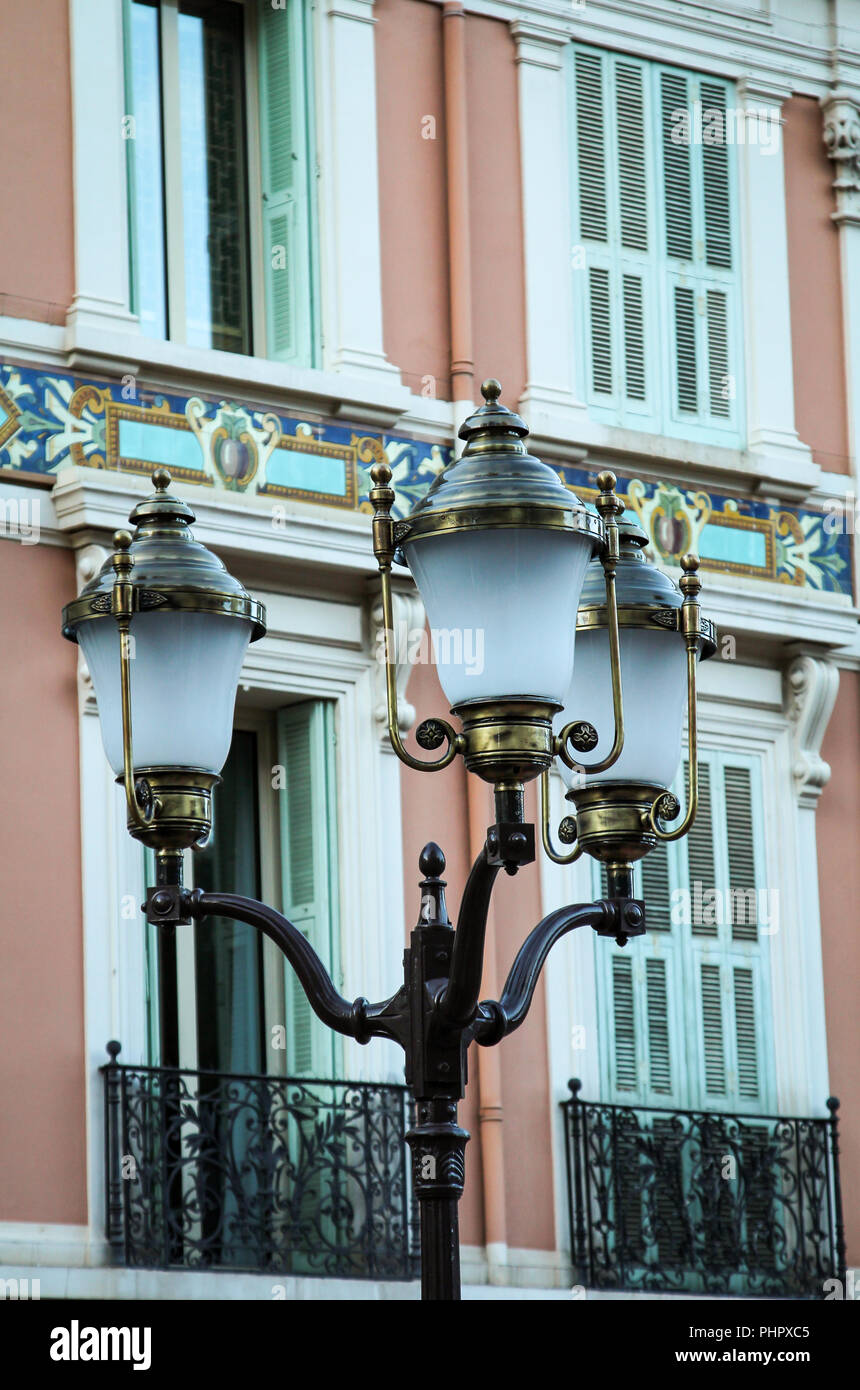 Rustic street lamps Stock Photo