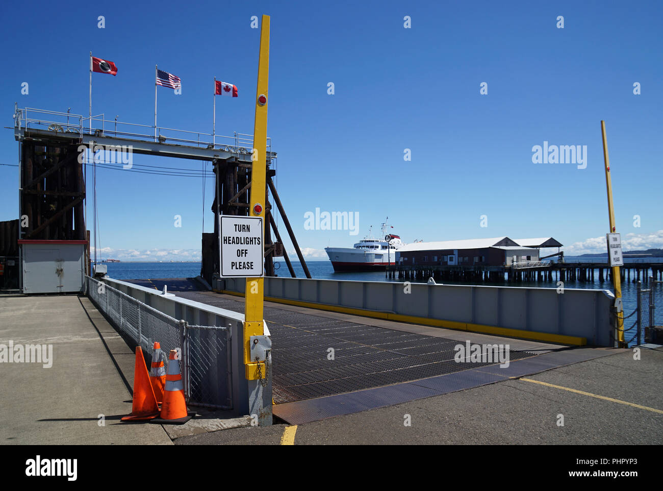 Ferry terminal black ball ferry line port angeles and mv coho ferry