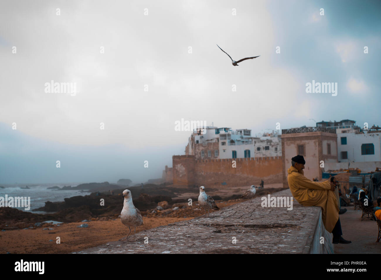 Essaouira, also known as Mogador, is a popular destination in North Africa Stock Photo