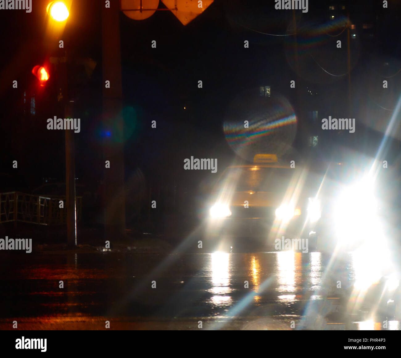 Blurry night city lights from hires stock photography and images Alamy