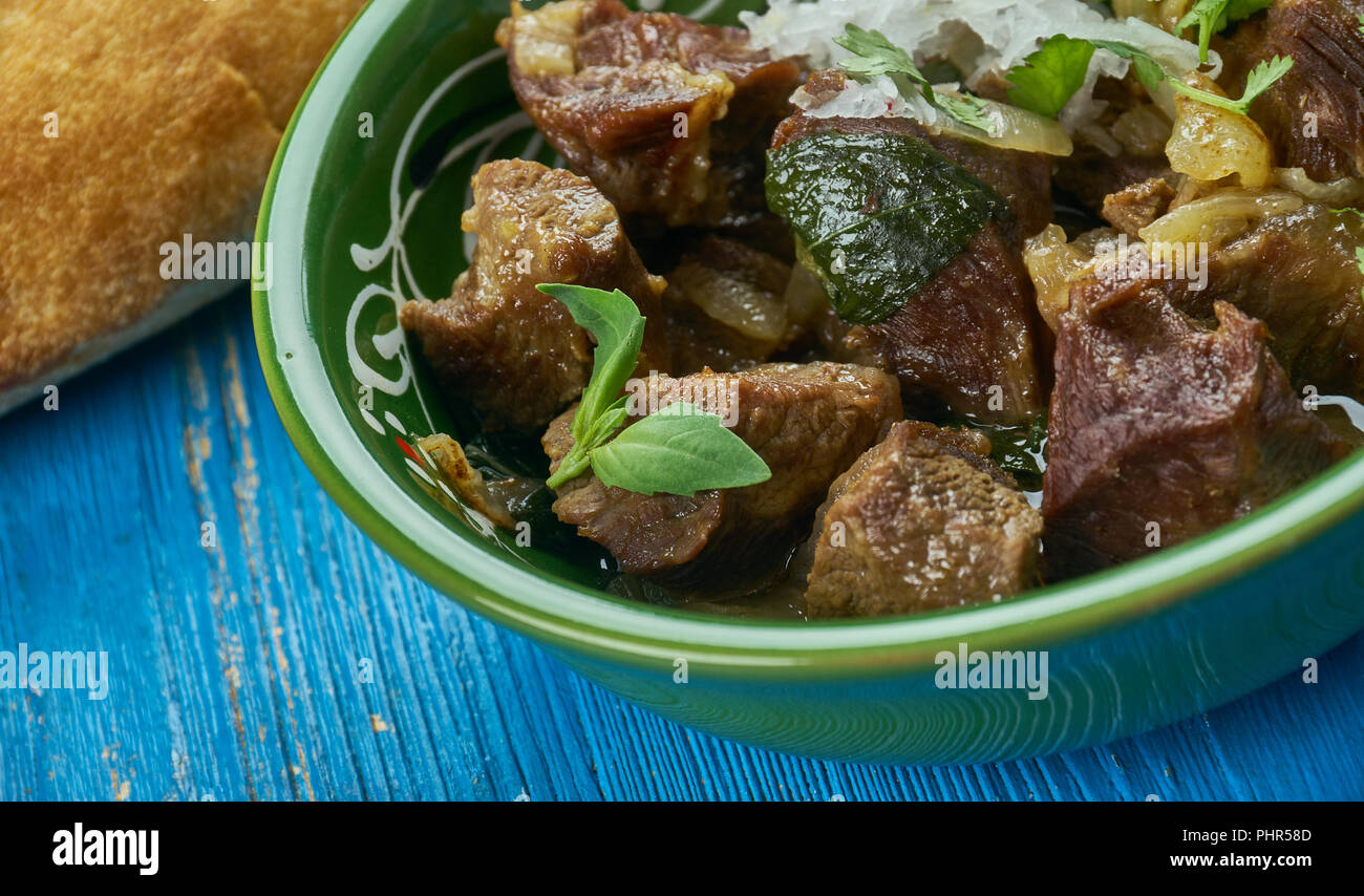 Pakistani Lamb Curry Stock Photo Alamy