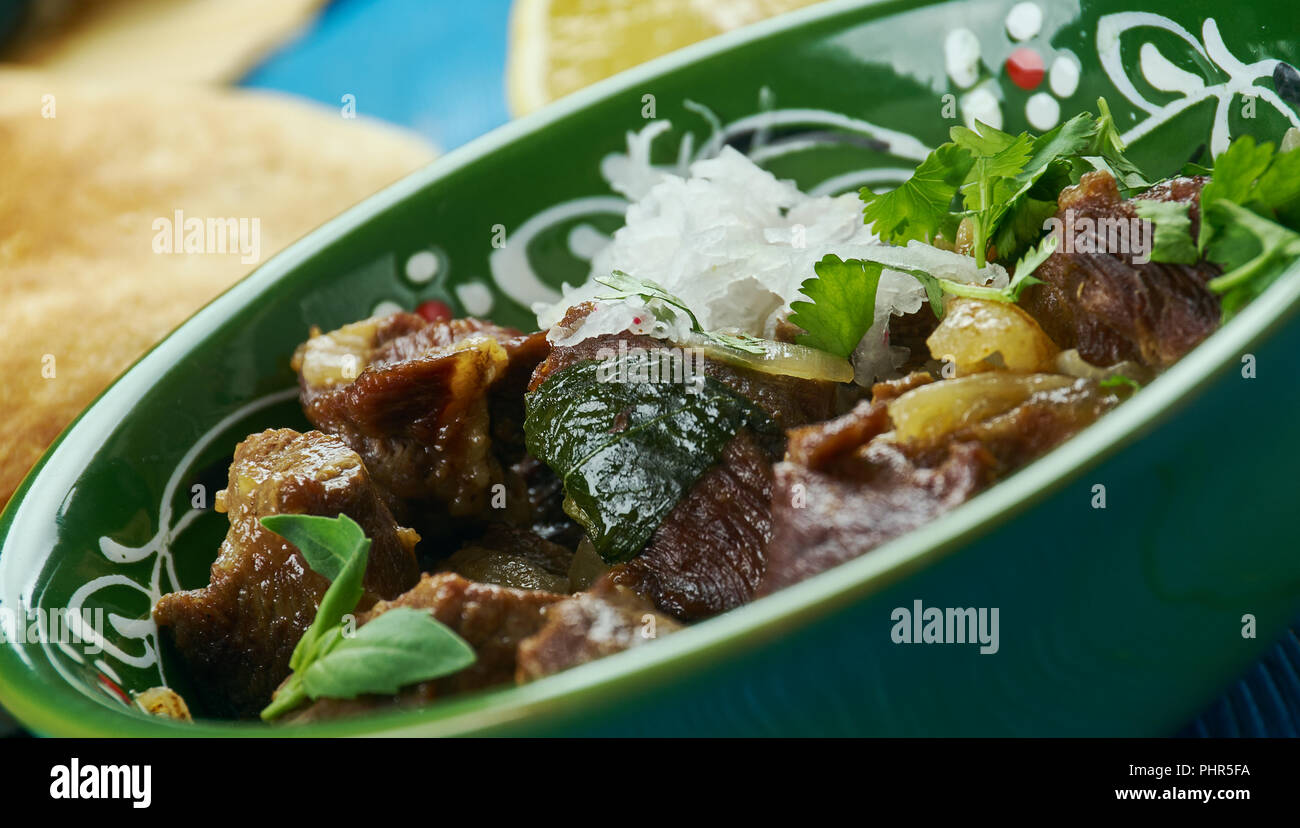 Pakistani Lamb Curry Stock Photo Alamy