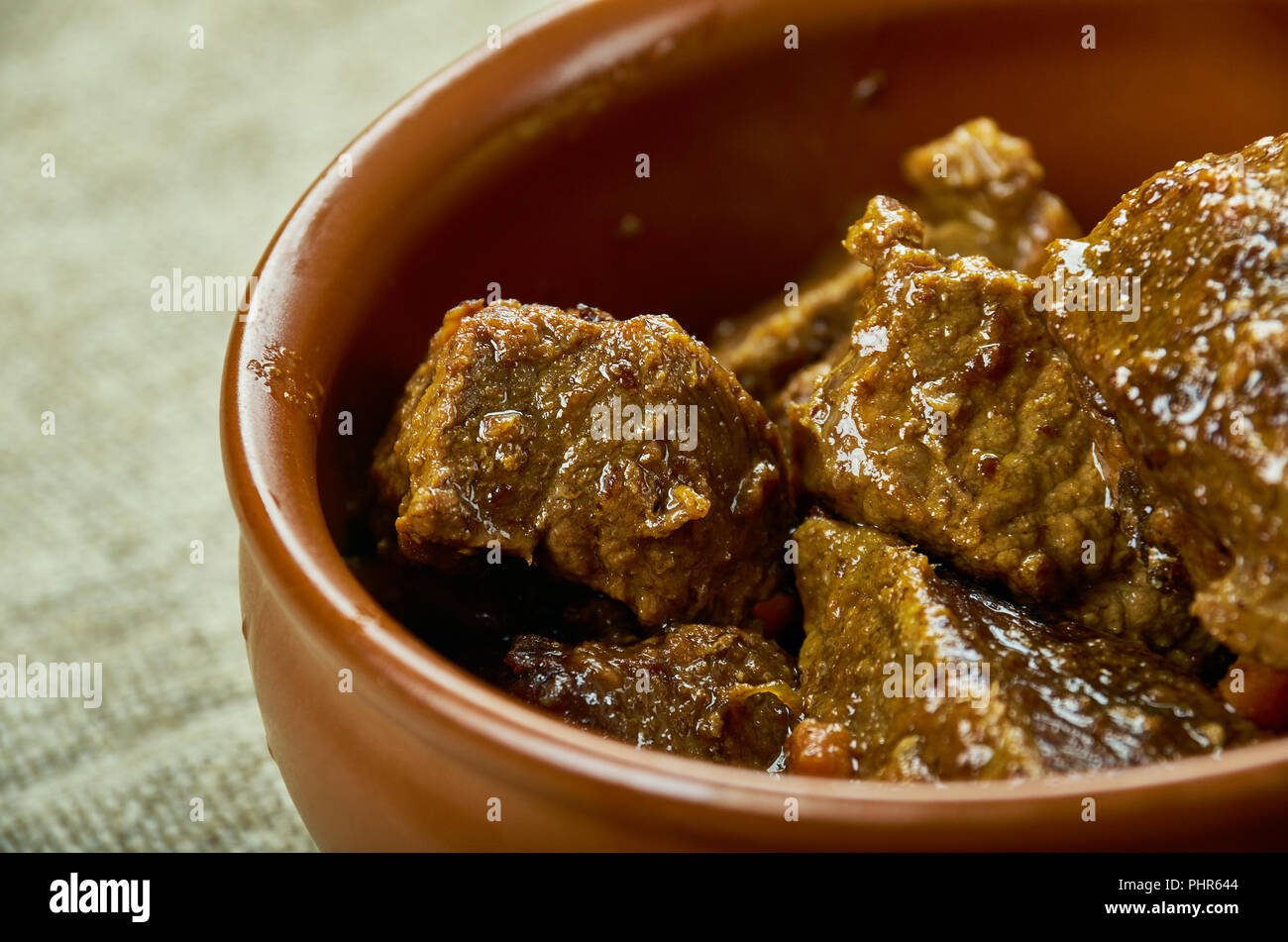 Bourbon Butter Venison Steak Stock Photo Alamy