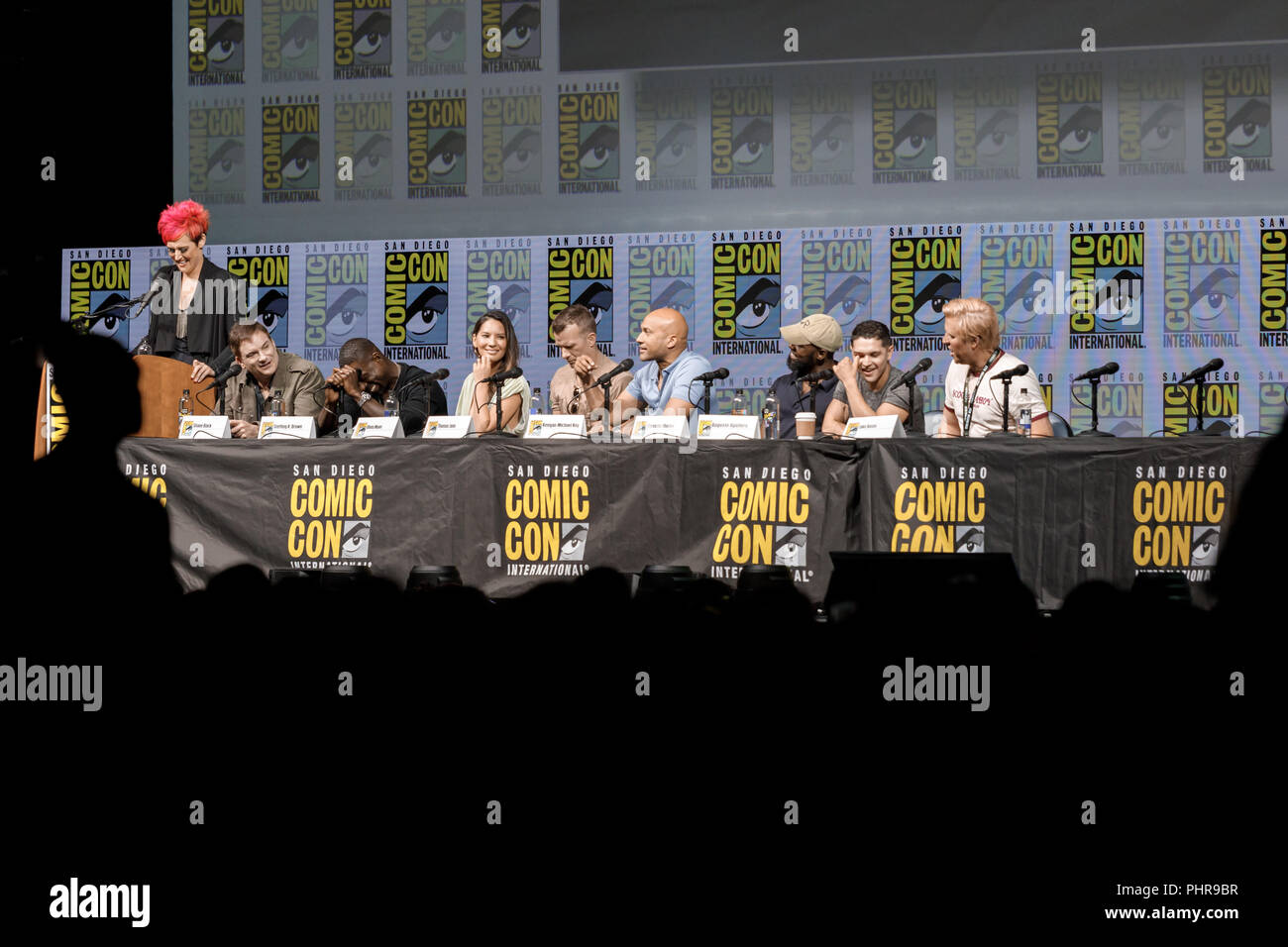 The Predator panel in hall H at San Diego Comic Con 2018 Stock Photo