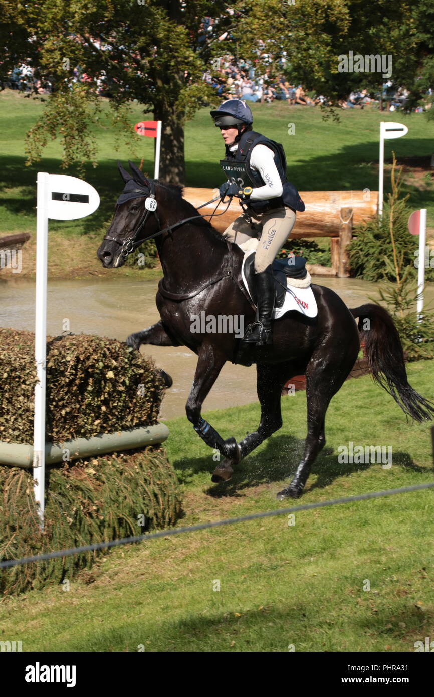 Burghley Horse Trials cross country 01 sept 2018 Stock Photo