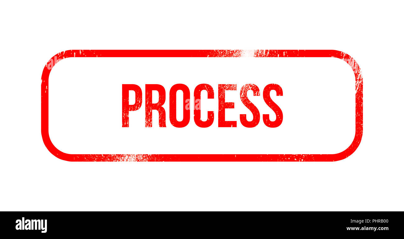 process red grunge rubber, stamp Stock Photo Alamy