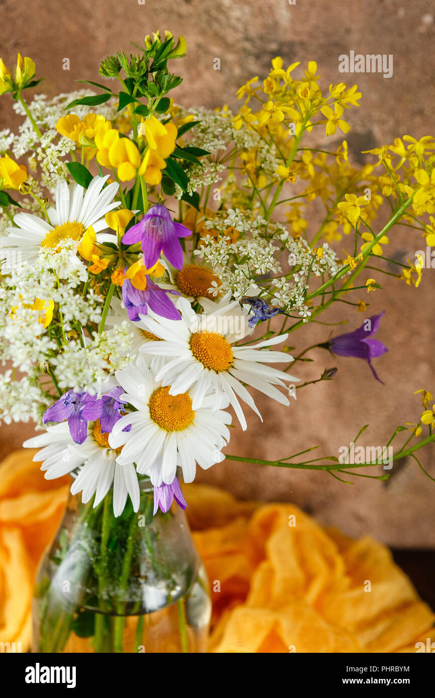 Bouquet of wild flowers Stock Photo - Alamy