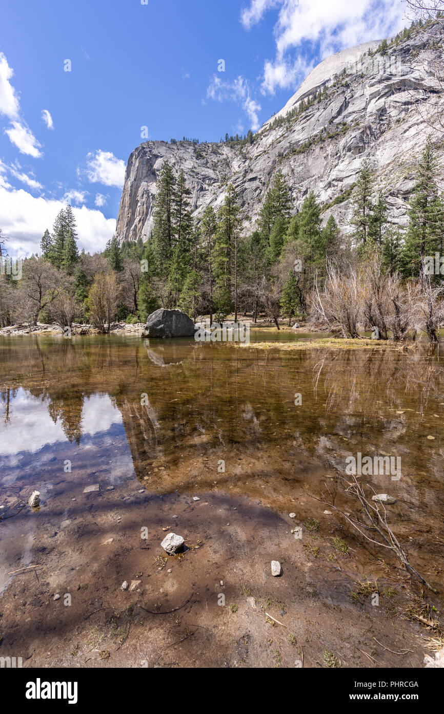 Mirror Lake Yosemite National Park Stock Photo - Alamy