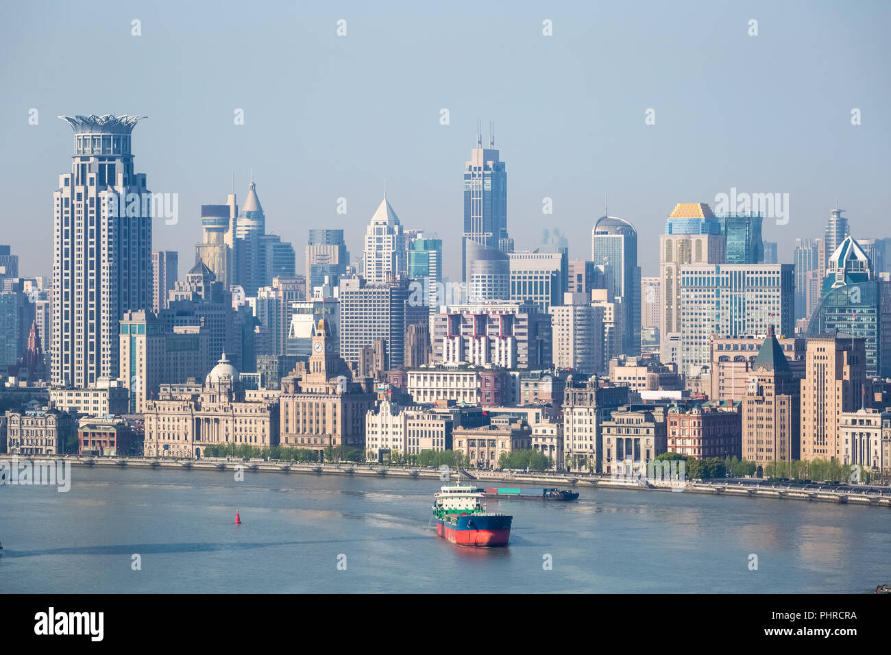 waterfront bund closeup Stock Photo