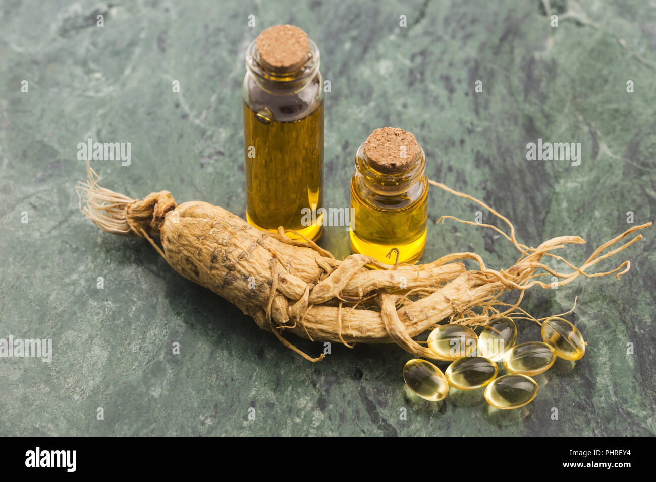Extract of ginseng root Stock Photo Alamy