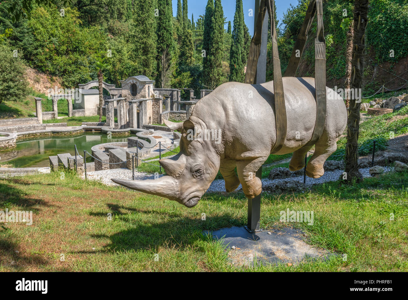 Vittoriale degli italiani, Gardone Riviera, Lake Garda, Lombardy, Italy, Europe Stock Photo