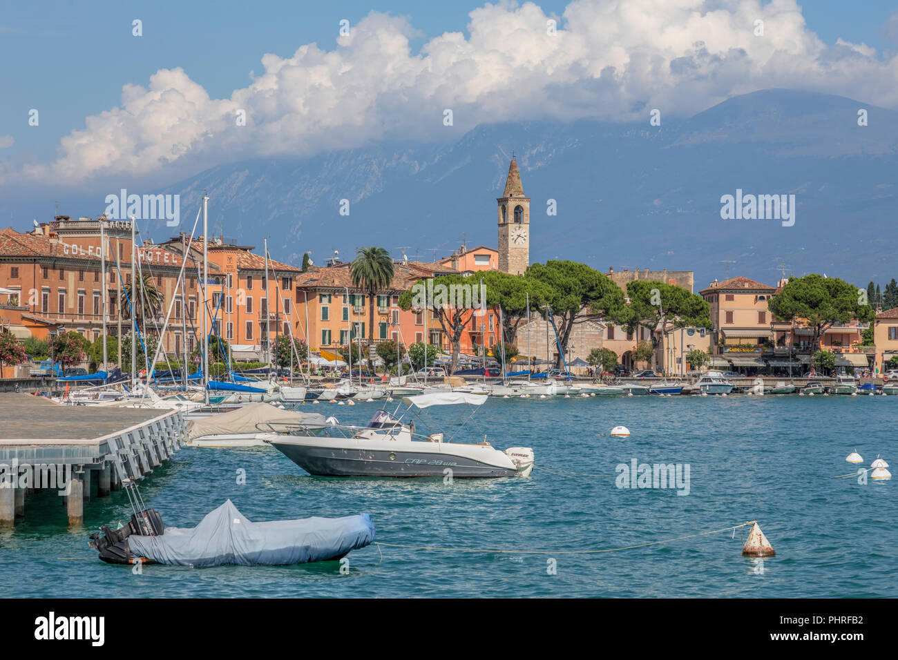 Toscolano-Maderno, Lake Garda, Lombardy, Italy, Europe Stock Photo