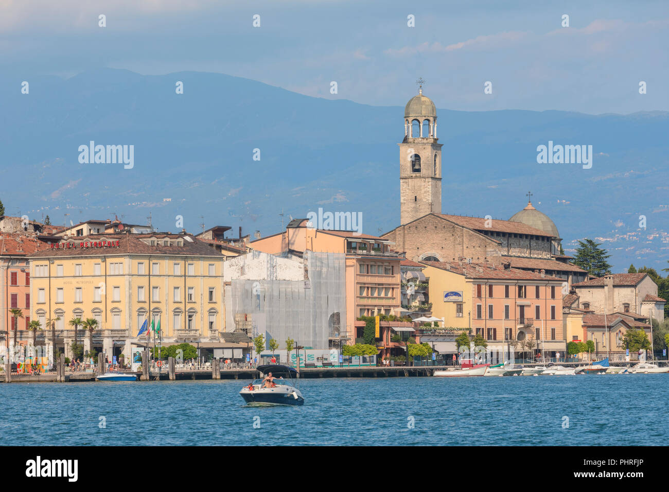 Salo Lake Garda Lombardy Italy Europe Stock Photo Alamy