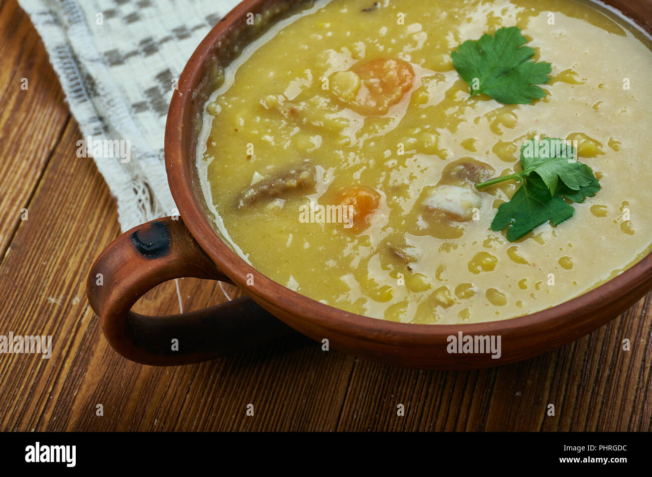 German Split Pea Soup Stock Photo - Alamy