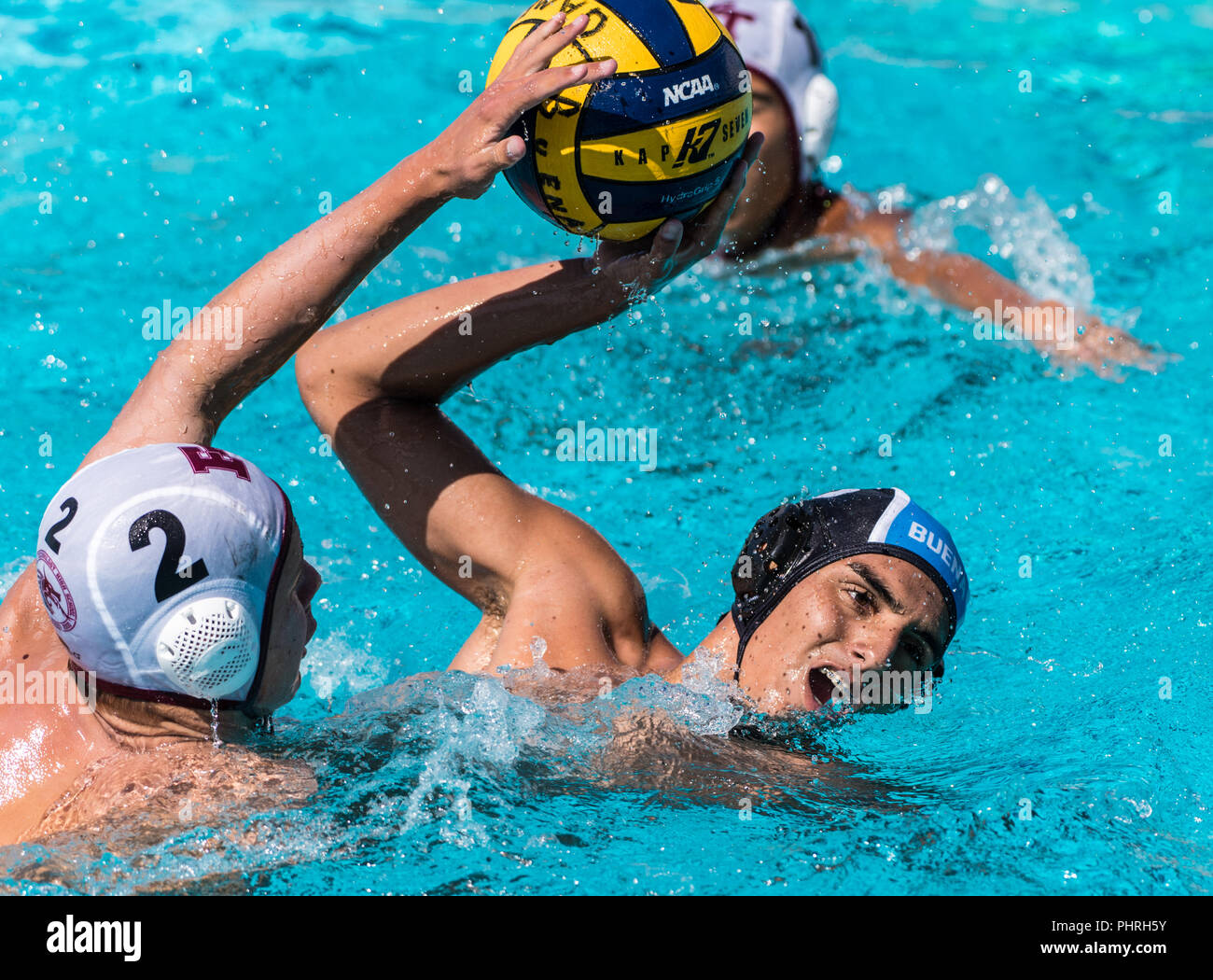 Buena High School's water polo player has shot on goal partially