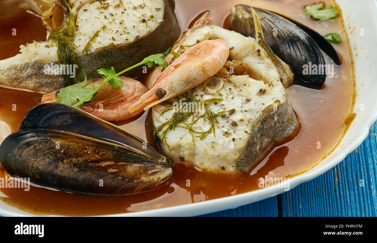 French fish soup Stock Photo - Alamy
