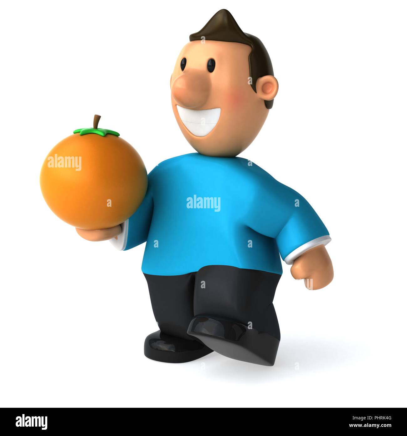 Fun casual man - 3D Illustration Stock Photo - Alamy