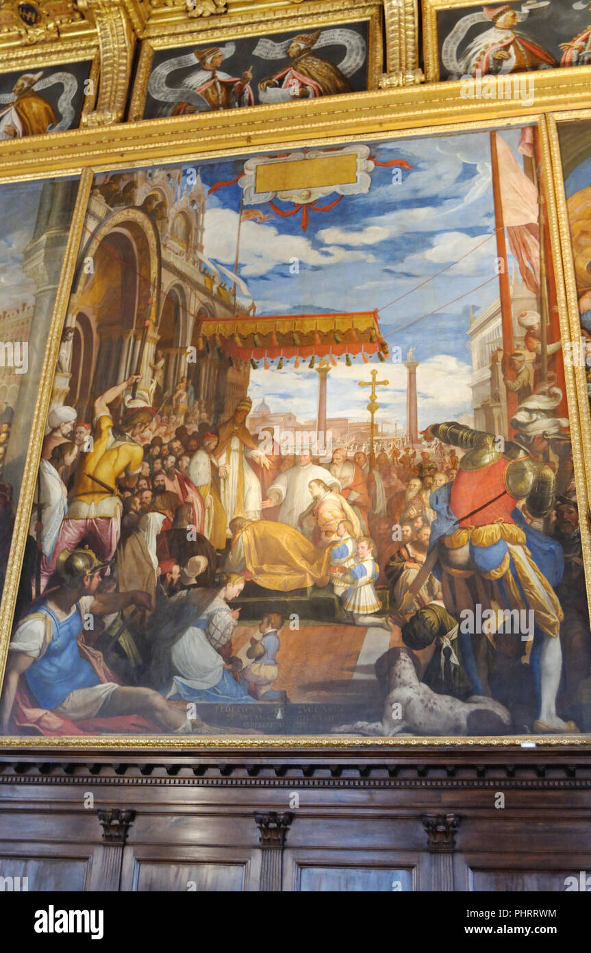 Doge's palace interior venice hi-res stock photography and images - Alamy