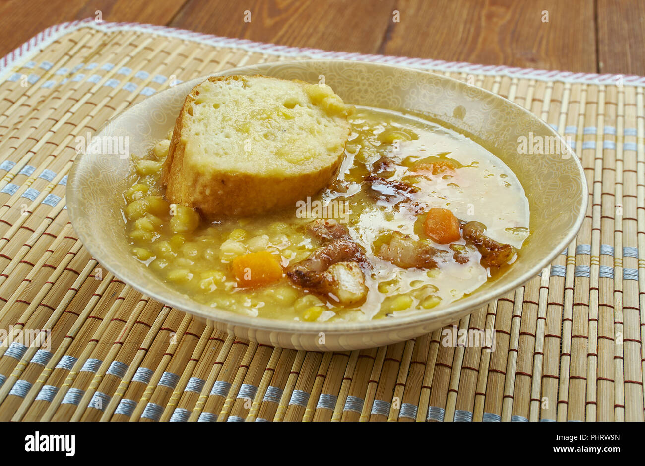 Traditional Newfoundland Pea Soup Stock Photo Alamy
